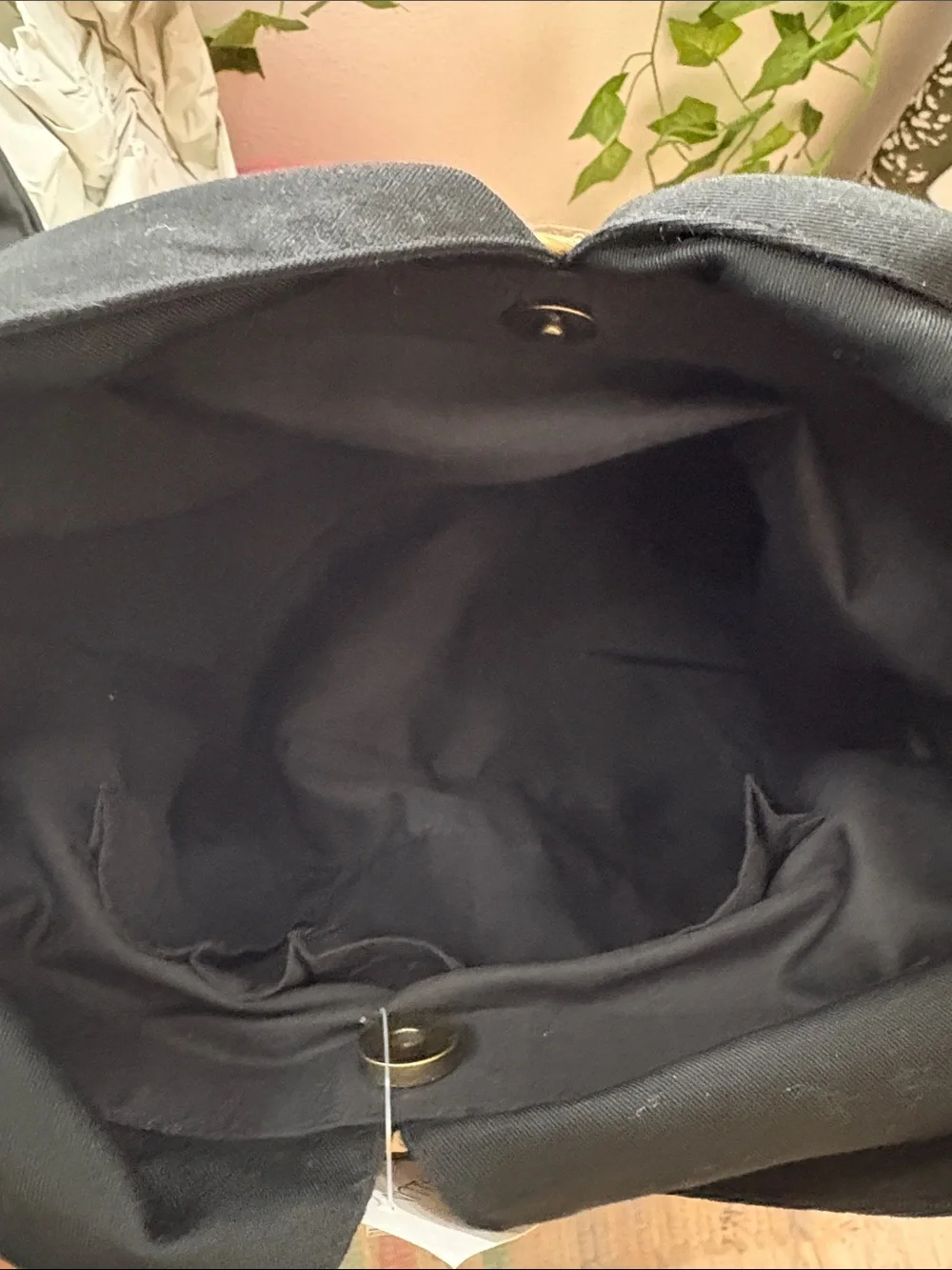 Black and Natural Straw Stripe Men’s Sling Bag